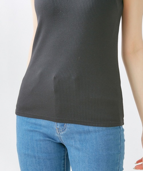 Honeys（ハニーズ）の「レース使いタンクトップ（タンクトップ・レディース・ブルー/ライトグレー/ブラック/ホワイト/ピンク系その他/モカ・LL/S/L/M）」の22枚目の写真