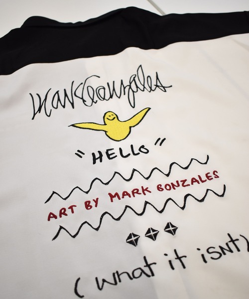 SPENDY'S Store（スペンディーズストア）の「＜(What it isNt)ART BY MARKGONZALES//ワット イット イズント  マークゴンザレス＞クレイジー切替ワークシャツ（シャツ/ブラウス・メンズ・ホワイト系/グリーン系・XL/L/M）」の10枚目の写真