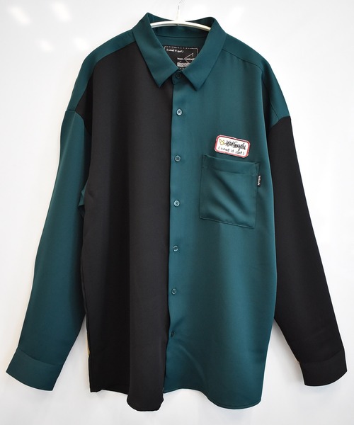 SPENDY'S Store（スペンディーズストア）の「＜(What it isNt)ART BY MARKGONZALES//ワット イット イズント  マークゴンザレス＞クレイジー切替ワークシャツ（シャツ/ブラウス・メンズ・ホワイト系/グリーン系・XL/L/M）」の17枚目の写真