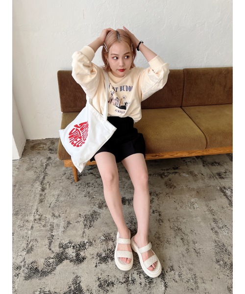 JUMELLE(ジュメロ)の「刺繍キルトサンダル(サンダル・レディース・アイボリー・SMALL/MEDIUM)」の2枚目の写真