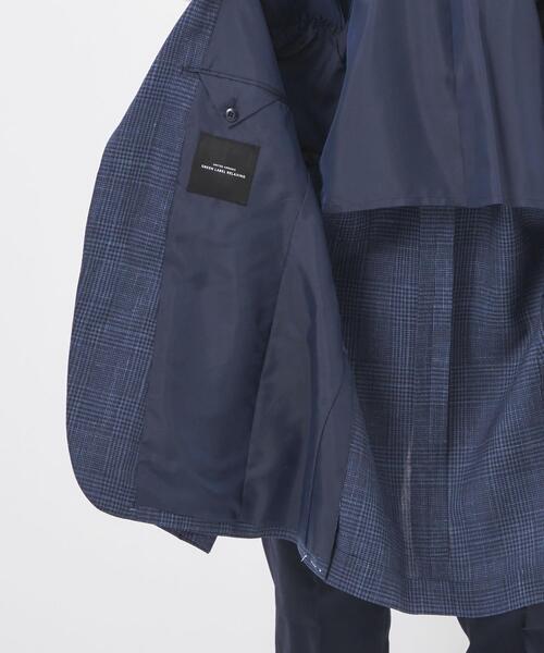 green label relaxing(グリーンレーベルリラクシング)の「LP チェック 2B S/RV ジャケット(テーラードジャケット・メンズ・ブラウン/ロイヤルブルー・44/46/48/50/52/42)」の10枚目の写真