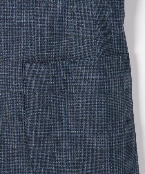 green label relaxing(グリーンレーベルリラクシング)の「LP チェック 2B S/RV ジャケット(テーラードジャケット・メンズ・ブラウン/ロイヤルブルー・44/46/48/50/52/42)」の8枚目の写真