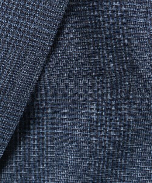 green label relaxing(グリーンレーベルリラクシング)の「LP チェック 2B S/RV ジャケット(テーラードジャケット・メンズ・ブラウン/ロイヤルブルー・44/46/48/50/52/42)」の14枚目の写真