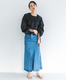 前スリットマーメイドスカート*