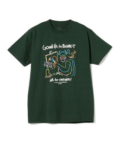 The Good Company(ザグッドカンパニー)の「THE GOOD COMPANY × BEAMS T / 20th Anniversary T-shirt(Tシャツ/カットソー・メンズ・グリーン・M/XL/L)」の2枚目の写真