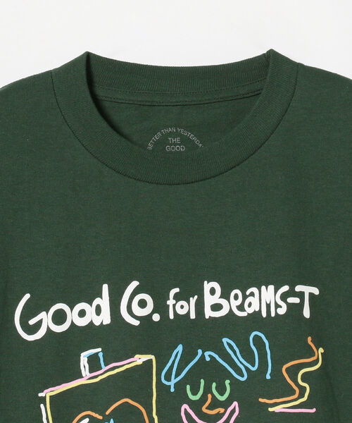 The Good Company(ザグッドカンパニー)の「THE GOOD COMPANY × BEAMS T / 20th Anniversary T-shirt(Tシャツ/カットソー・メンズ・グリーン・M/XL/L)」の3枚目の写真