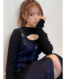 RESEXXY | バスト切り替え2WAYニットトップス(ニット/セーター)