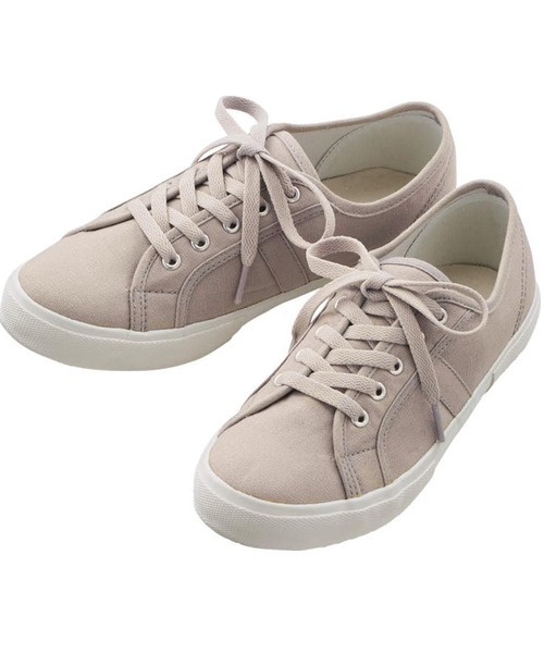 DAY CLOSET(デイ クローゼット)の「撥水加工ベーシックスニーカー(スニーカー・レディース・ホワイト/モカ/グレー/ネイビー/ブラック/ピンク・24.5cm/23.5cm/23.0cm/24.0cm/22.5cm/25.0cm)」の4枚目の写真