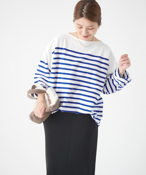 ORCIVAL（オーシバル）の「【ORCIVAL / オーシバル】 RACHEL：カットソー（Tシャツ/カットソー・レディース・グリーン/ブルー/ネイビー・8）」の20枚目の写真