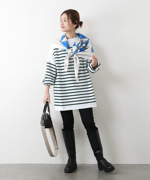 ORCIVAL（オーシバル）の「【ORCIVAL / オーシバル】 RACHEL：カットソー（Tシャツ/カットソー・レディース・グリーン/ブルー/ネイビー・8）」の15枚目の写真