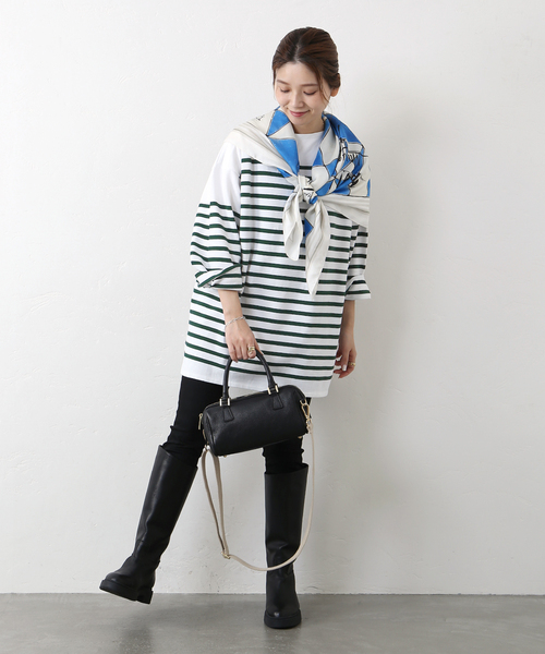 ORCIVAL（オーシバル）の「【ORCIVAL / オーシバル】 RACHEL：カットソー（Tシャツ/カットソー・レディース・グリーン/ブルー/ネイビー・8）」の14枚目の写真