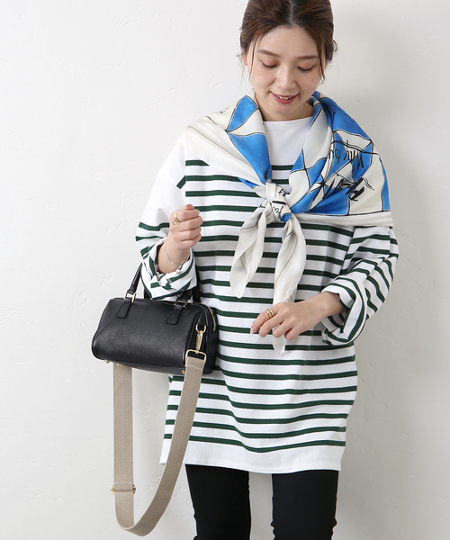 ORCIVAL（オーシバル）の「【ORCIVAL / オーシバル】 RACHEL：カットソー（Tシャツ/カットソー・レディース・グリーン/ブルー/ネイビー・8）」の12枚目の写真