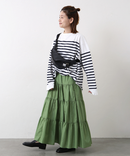 ORCIVAL（オーシバル）の「【ORCIVAL / オーシバル】 RACHEL：カットソー（Tシャツ/カットソー・レディース・グリーン/ブルー/ネイビー・8）」の11枚目の写真