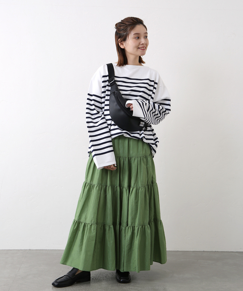 ORCIVAL（オーシバル）の「【ORCIVAL / オーシバル】 RACHEL：カットソー（Tシャツ/カットソー・レディース・グリーン/ブルー/ネイビー・8）」の10枚目の写真