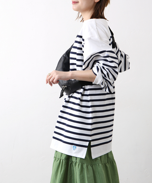 ORCIVAL（オーシバル）の「【ORCIVAL / オーシバル】 RACHEL：カットソー（Tシャツ/カットソー・レディース・グリーン/ブルー/ネイビー・8）」の8枚目の写真