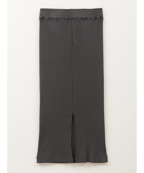 enchainement（アンシェヌマン）の「Ribbed Skirt（スカート・レディース・ブラック/チャコールグレー・2/1）」の14枚目の写真