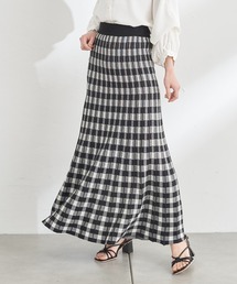 prose verse | ブロックチェックニットスカート(スカート)