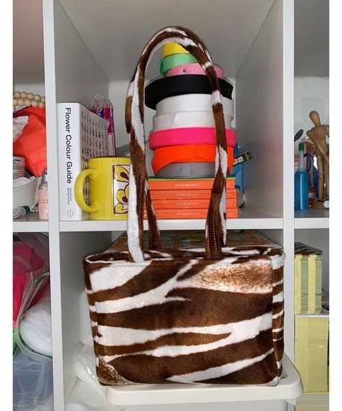 Bonjour Girl(ボンジュールガール)の「【Planforotherday/プラン・フォー・アザーデイ】CROIFFLE MINI BAG クロワッフルミニバッグ(トートバッグ・レディース・ホワイト/ブラウン系その他/ブラウン系その他2/ブラック・FREE)」の5枚目の写真