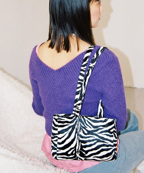 Bonjour Girl(ボンジュールガール)の「【Planforotherday/プラン・フォー・アザーデイ】CROIFFLE MINI BAG クロワッフルミニバッグ(トートバッグ・レディース・ホワイト/ブラウン系その他/ブラウン系その他2/ブラック・FREE)」の18枚目の写真