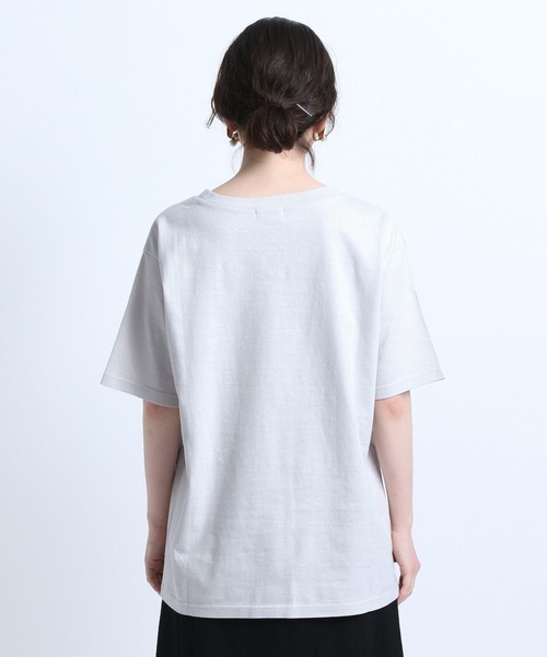 eL（エル）の「【eL】MadeinJapan Logo TEE/281513（Tシャツ/カットソー・レディース・ライトグレー/ブラウン・FREE）」の16枚目の写真