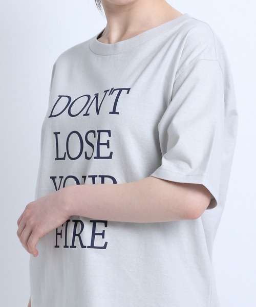 eL（エル）の「【eL】MadeinJapan Logo TEE/281513（Tシャツ/カットソー・レディース・ライトグレー/ブラウン・FREE）」の18枚目の写真