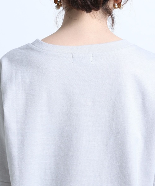 eL（エル）の「【eL】MadeinJapan Logo TEE/281513（Tシャツ/カットソー・レディース・ライトグレー/ブラウン・FREE）」の20枚目の写真