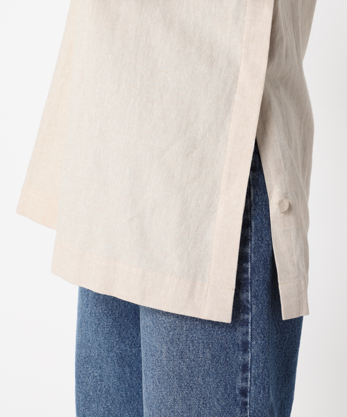 B.C STOCK（ベーセーストック）の「ステッチワーク コットンリネンベスト（ベスト・レディース・グリーン/ベージュ/アイボリー・FREE）」の21枚目の写真