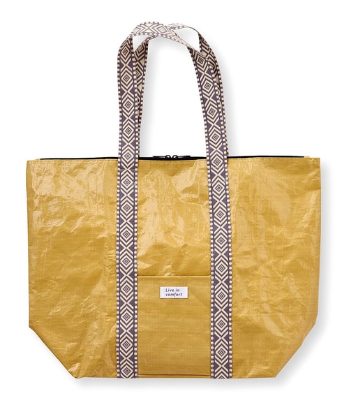 Live in comfort（リブインコンフォート）の「リブ　イン　コンフォート　軽さがうれしい！気兼ねなく使える撥水ＢＩＧトートバッグ（トートバッグ・レディース・ブラック/ベージュ/ネイビー・ONE SIZE）」の2枚目の写真