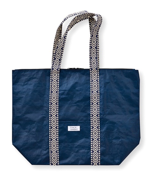 Live in comfort（リブインコンフォート）の「リブ　イン　コンフォート　軽さがうれしい！気兼ねなく使える撥水ＢＩＧトートバッグ（トートバッグ・レディース・ブラック/ベージュ/ネイビー・ONE SIZE）」の5枚目の写真