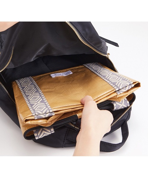 Live in comfort（リブインコンフォート）の「リブ　イン　コンフォート　軽さがうれしい！気兼ねなく使える撥水ＢＩＧトートバッグ（トートバッグ・レディース・ブラック/ベージュ/ネイビー・ONE SIZE）」の10枚目の写真