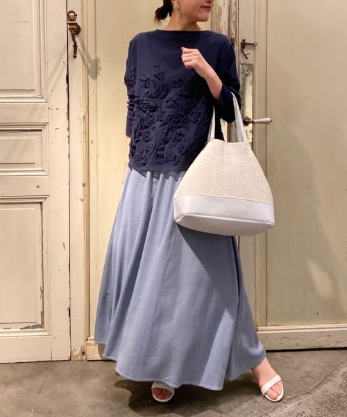 DEL CONTE（デル コンテ）の「《Del Conte》バッグ（トートバッグ・レディース・ホワイト・FREE）」の6枚目の写真