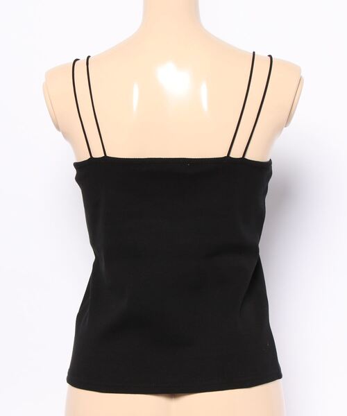 Cheek（チーク）の「カップ付きキャミソール（キャミソール・レディース・ブラック/オフホワイト/ホワイト×ブラック/ブラック系その他・MEDIUM）」の14枚目の写真