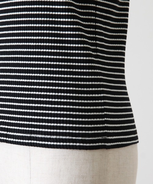 Cheek（チーク）の「カップ付きキャミソール（キャミソール・レディース・ブラック/オフホワイト/ホワイト×ブラック/ブラック系その他・MEDIUM）」の12枚目の写真