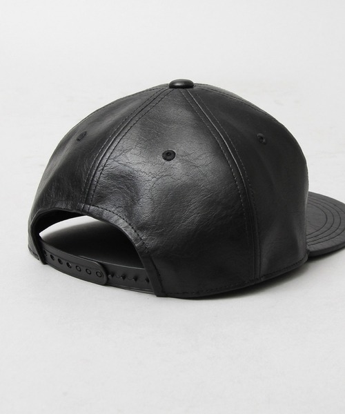 glabella（グラベラ）の「ヴィンテージレザー風 フェイクレザー BBキャップ / 平ツバ / キャップ（キャップ・メンズ・ブラック・FREE）」の10枚目の写真