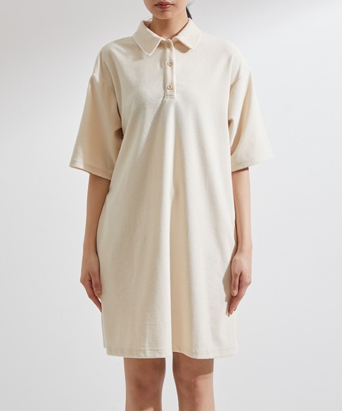 NERGY（ナージー）の「パイルミニワンピース（ワンピース・レディース・ブルー/ネイビー/キナリ・FREE）」の13枚目の写真