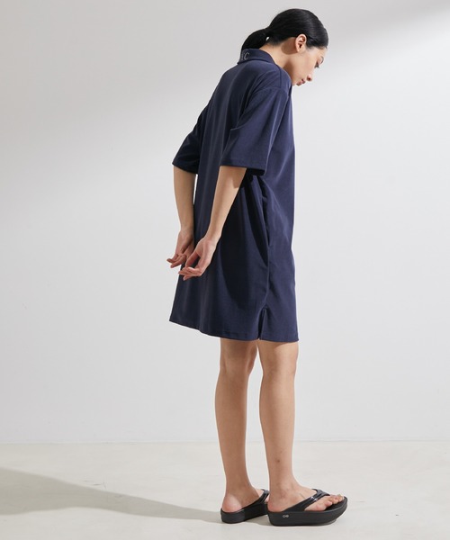 NERGY（ナージー）の「パイルミニワンピース（ワンピース・レディース・ブルー/ネイビー/キナリ・FREE）」の6枚目の写真