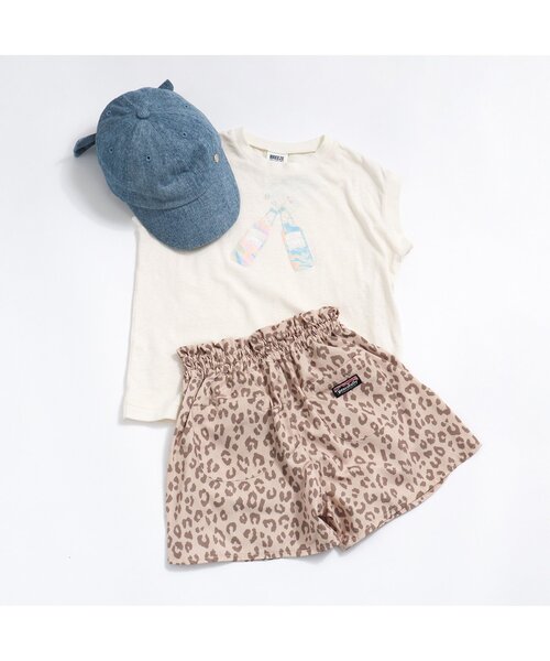 BREEZE（ブリーズ）の「マーブルプリントノースリーブＴシャツ（Tシャツ/カットソー・キッズ・オフホワイト/ネイビー・90/80/130/100/140/110/120）」の12枚目の写真