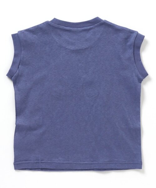 BREEZE（ブリーズ）の「マーブルプリントノースリーブＴシャツ（Tシャツ/カットソー・キッズ・オフホワイト/ネイビー・90/80/130/100/140/110/120）」の10枚目の写真