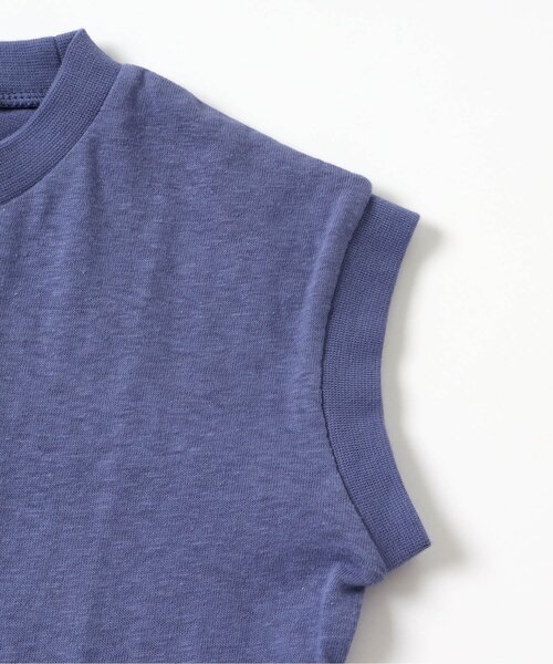 BREEZE（ブリーズ）の「マーブルプリントノースリーブＴシャツ（Tシャツ/カットソー・キッズ・オフホワイト/ネイビー・90/80/130/100/140/110/120）」の7枚目の写真