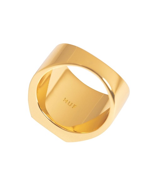 完売品 希少 BLACKLETTER GOLD RING HUF リング 指輪 BLACKLETTER-