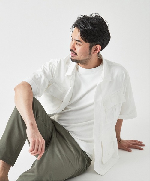 EDIFICE 刺繍半袖シャツ 夏気分へシフト！こだわりの半袖シャツ｜EDIFICE｜EDIFICE