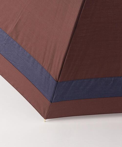 BEAUTY&YOUTH UNITED ARROWS（ビューティーアンドユースユナイテッドアローズ）の「パネルカラー アンブレラ/日傘（長傘・レディース・ブラウン/ライム・FREE）」の3枚目の写真