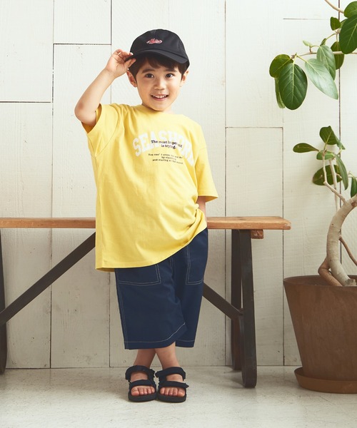 ikka(イッカ)の「【キッズ】ロゴモチーフ刺繍メッシュキャップ(キャップ・キッズ・ブラック/オレンジ・FREE)」の11枚目の写真