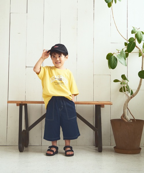 ikka(イッカ)の「【キッズ】ロゴモチーフ刺繍メッシュキャップ(キャップ・キッズ・ブラック/オレンジ・FREE)」の17枚目の写真