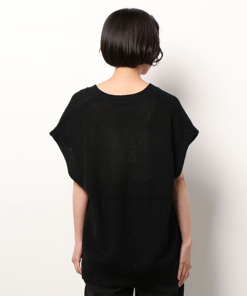 Bou Jeloud(ブージュルード)の「麻混裾ラメ片畦ニットプルオーバー(ニット/セーター・レディース・ブラック/カーキ/グレー系その他・FREE)」の16枚目の写真