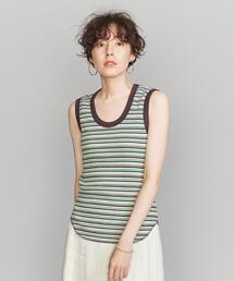 BEAUTY&YOUTH UNITED ARROWS | コットン マルチボーダー コンパクト タンクトップ(タンクトップ)
