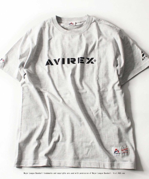AVIREX（アヴィレックス）の「【WEB&DEPOT限定】MLB×AVIREXドジャース Tシャツ/Dodgers T-SHIRT（Tシャツ/カットソー・レディース・ライトグレー/ブラック/ダークグリーン・MEDIUM/LARGE/X-LARGE）」の10枚目の写真