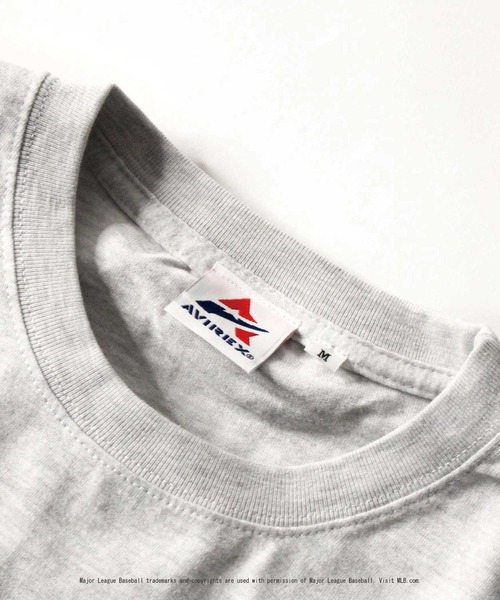AVIREX（アヴィレックス）の「【WEB&DEPOT限定】MLB×AVIREXドジャース Tシャツ/Dodgers T-SHIRT（Tシャツ/カットソー・レディース・ライトグレー/ブラック/ダークグリーン・MEDIUM/LARGE/X-LARGE）」の16枚目の写真