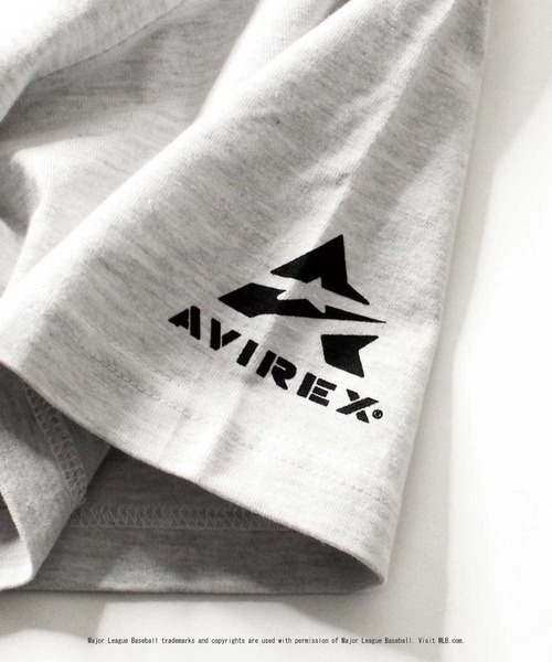 AVIREX（アヴィレックス）の「【WEB&DEPOT限定】MLB×AVIREXドジャース Tシャツ/Dodgers T-SHIRT（Tシャツ/カットソー・レディース・ライトグレー/ブラック/ダークグリーン・MEDIUM/LARGE/X-LARGE）」の17枚目の写真