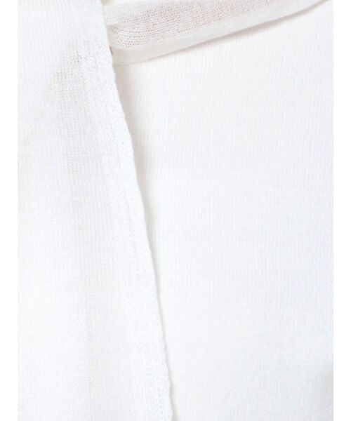 MERCURYDUO（マーキュリーデュオ）の「シアーセーラーカラーニット（ニット/セーター・レディース・ベージュ/オフホワイト/ミント/ブラック・FREE）」の14枚目の写真